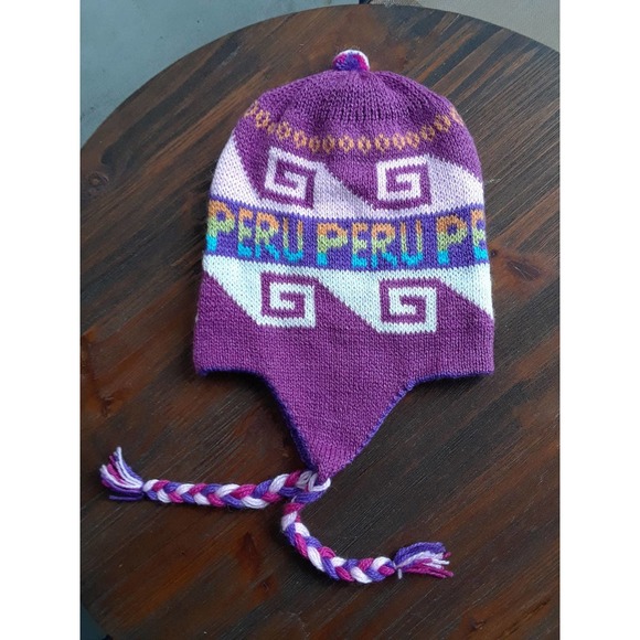 Reversible Peruvian HAT Chullo Unisex - Picture 2 of 5